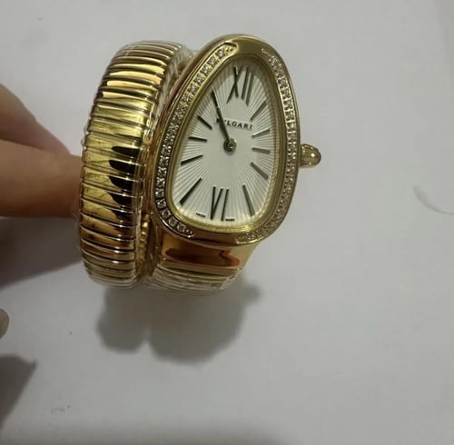 ساعة بولغاري ذهبي