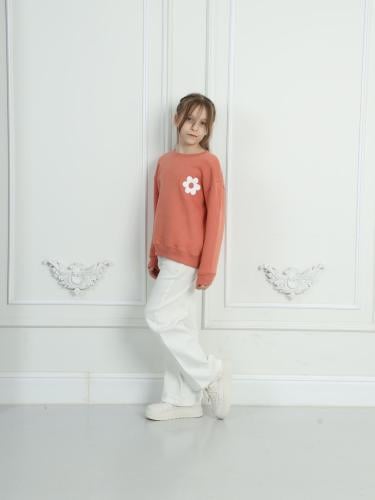 طقم بناتي شتوي بطبعة وردة MT-6