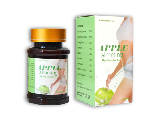 مكمل غذائي كبسولات خلاصة التفاح الأخضر والجينسنغ و...