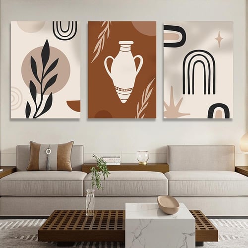 لوحات ثلاثية تصميم عصري