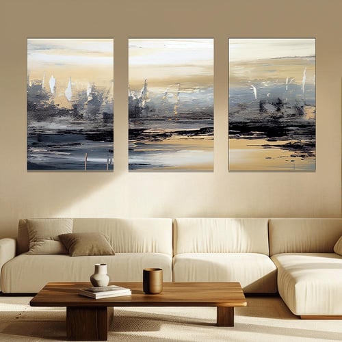 لوحات ثلاثية تصميم عصري