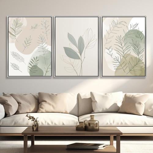 لوحات ثلاثية تصميم عصري