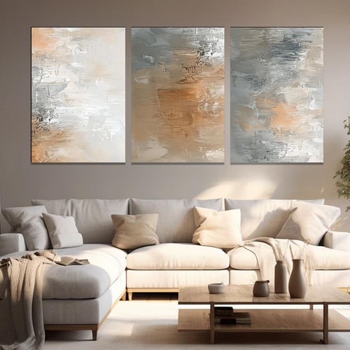 لوحات ثلاثية تصميم عصري