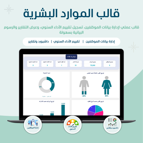 قالب الموارد البشرية - النسخه العربيه
