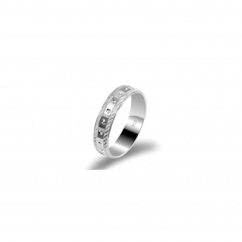 دبلة رجالي فضة عيار 925