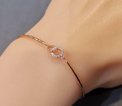 أسواره فضه عيار 925 تصميم الماس