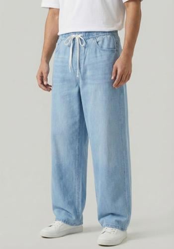 بنطلون جنز اوفر سايز رجالي