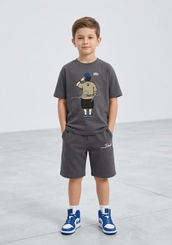 طقم ولادي شورت