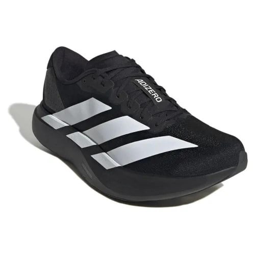 adidas Adizero Evo SL running shoes black and whit...