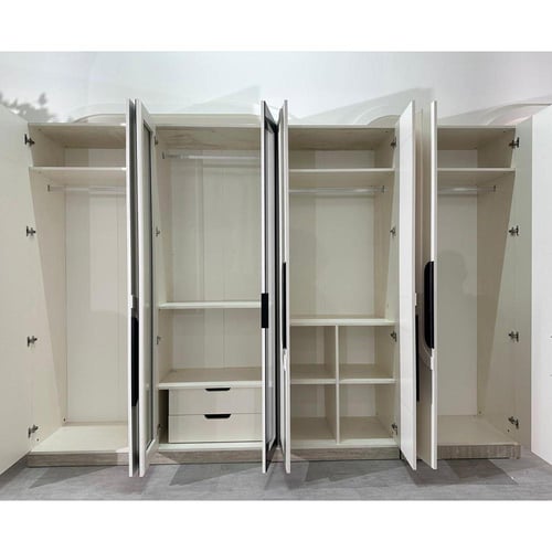 غرفة نوم بلانو – 9 قطع فاخرة بتخزين متكامل