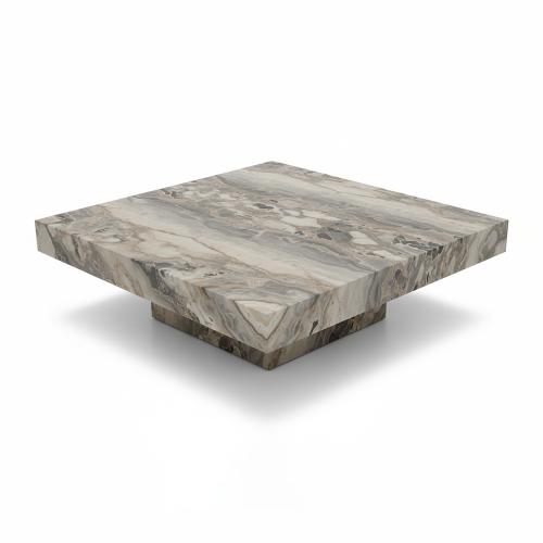 طاولة ضيافة رخام مربعة