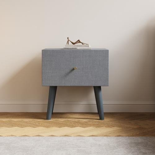 Cosette bedside table - gray