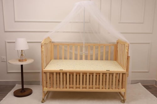 سرير خشب بعجلات مع خزانة شامل المرتبه