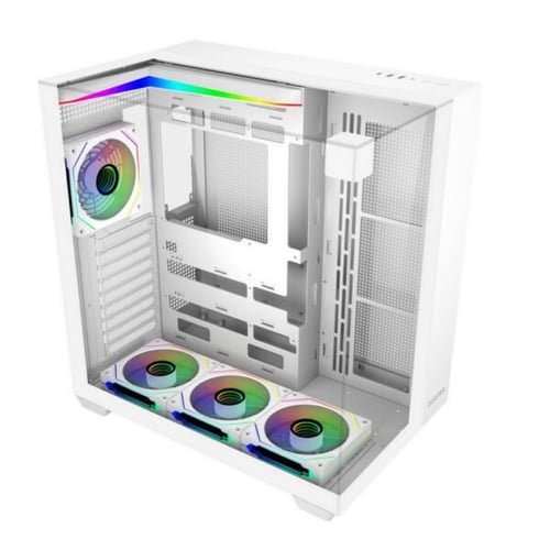 Egeira Galaxy 4 White ATX Gaming Computer Case USB...