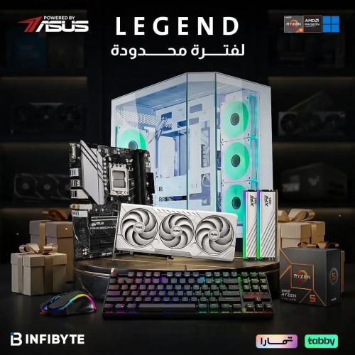 تجميعة Legend Gaming PC | أناقة اللون الأبيض بقوة...