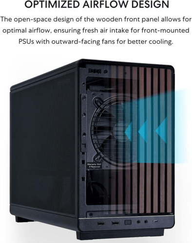 LIAN LI A3-MATX WOODEN BLACK