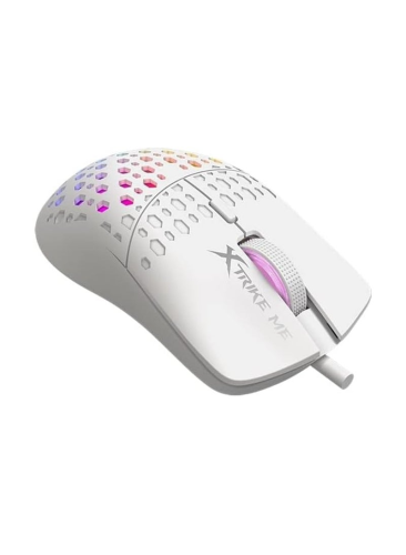 XTRIKE ME GM-209P Wired Mouse With LED Backlits White Body