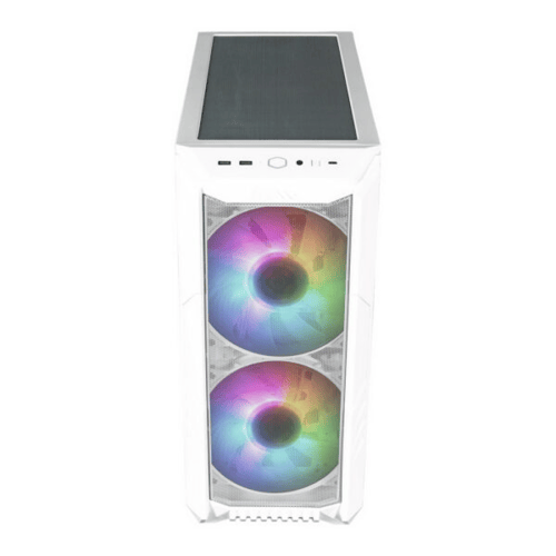 CoolerMaster HAF 500, White, Mid Tower Chassis