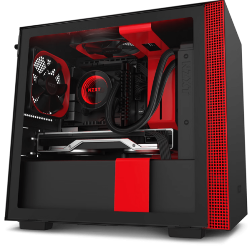 NZXT Case H210i Mini ITX Black/RED