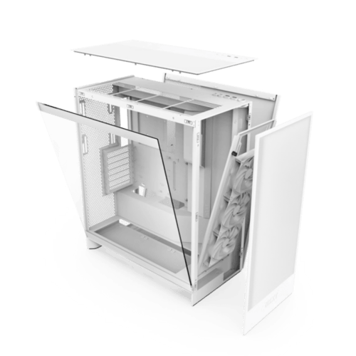 NZXT Case H7 Flow Mid Tower White