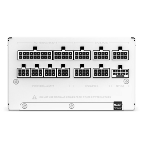 NZXT P.Supply 1000W 80+ GOLD UK WHITE