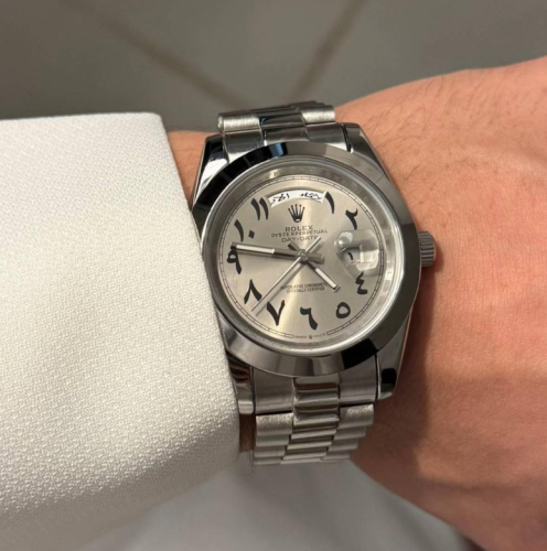 ساعة رولكس datejust blue ارقام عربيه