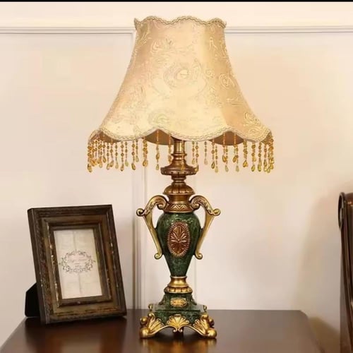 BELLE Retro European Creative - مصباح طاولة LED فا...