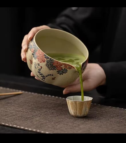 8 قطعة اليابانية الصوان الأحمر ماتشا صنع مجموعة ال...