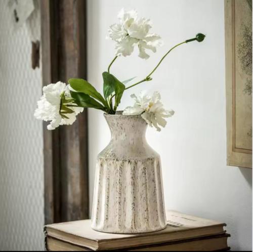 مزهريات سيراميك عتيقة على الطراز الأمريكي لغرفة ال...