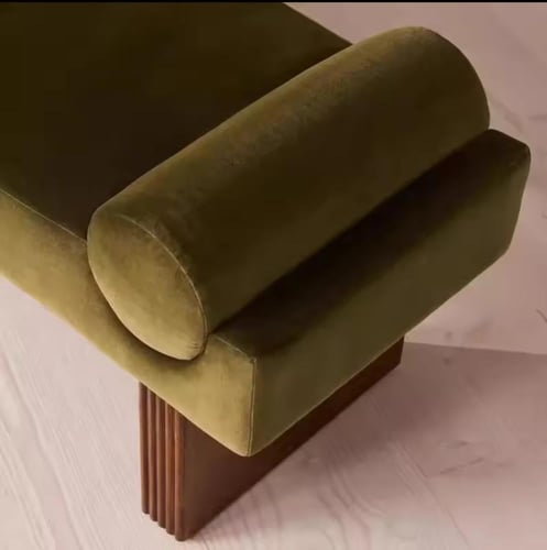 مقعد مدخل من الخشب الصلب البسيط من الشمال، مقعد أح...