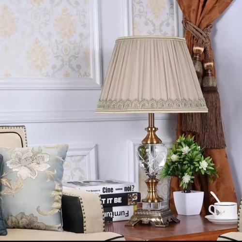 مصابيح طاولة أرضية كريستالية من BELLE قماش معاصر ح...