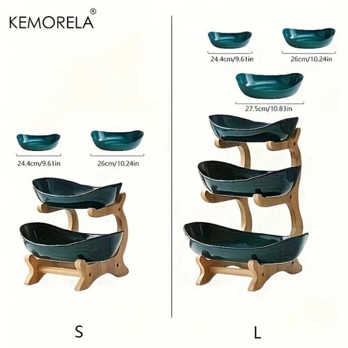 صحن فواكه وحلويات عصري وفخم