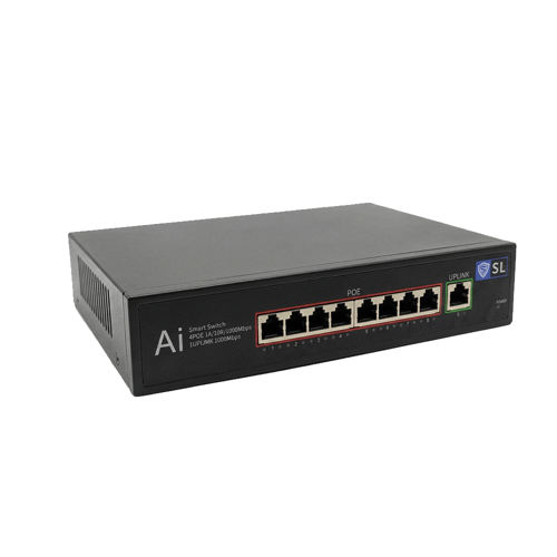 سويتش SL-1608PG-U2G-AI | 8 منافذ POE جيجابت بدعم ا...