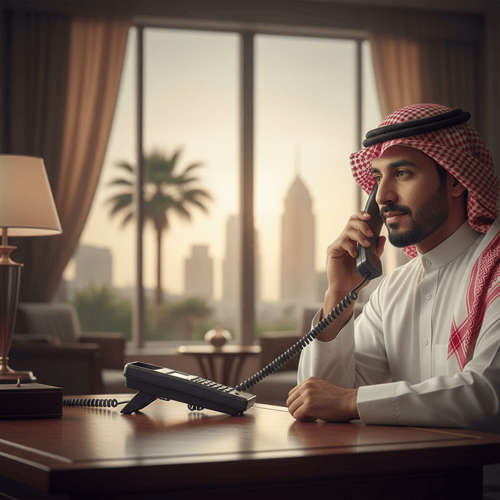 هاتف GHP611(P) حل اتصالات فندقي متطور بتصميم مدمج...