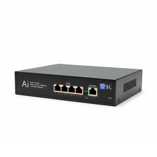 سويتش SL-1604PG-U1G-AI | 4 PORT منافذ POE جيجابت |...