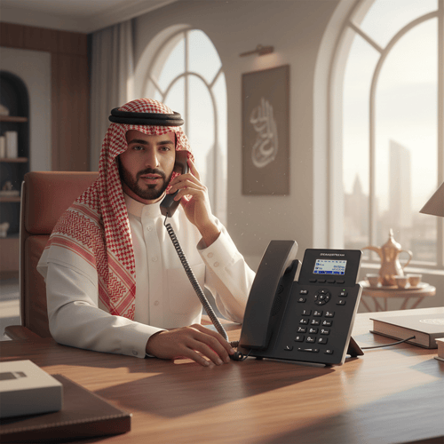 هاتف سنترال GRP2601 (P) – جهاز IP احترافي بجودة صو...