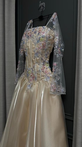 فستان سهره ملكه راقي 350