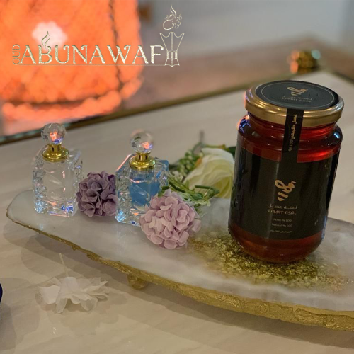 هدايا المسك بالتولات الكريستاليه