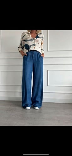 سيلين - بنطلون جينز بأرجل عريضة D106