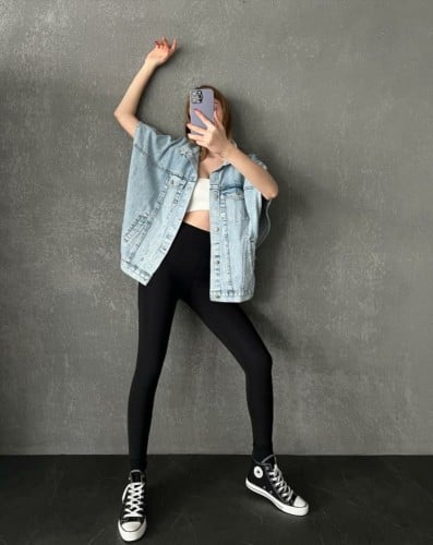 فلورنس - جاكيت جينز عصري D101