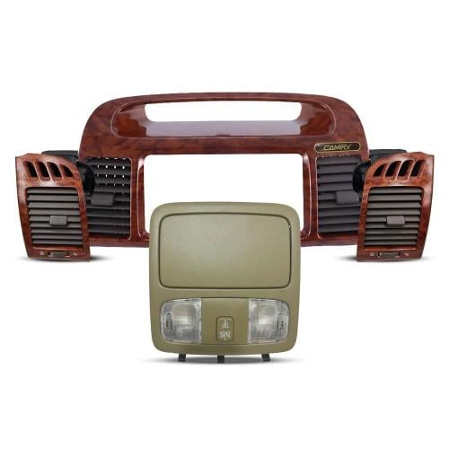 ريش مكيف كامري خشبي مع لمبة سقف فل كامري 2003-2006