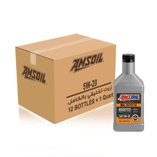 زيت محرك أمزاويل 5W20 XL تخليقي بالكامل كرتون 12 ك...