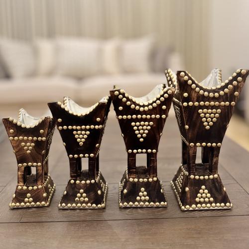 مباخر حائلية طقم ٤ احجام