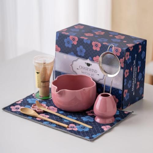 Matcha set pink