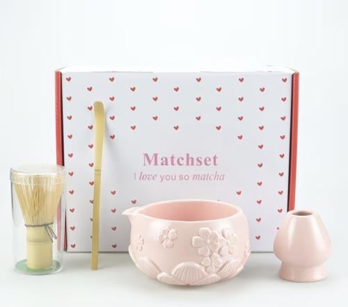 Matcha set pink