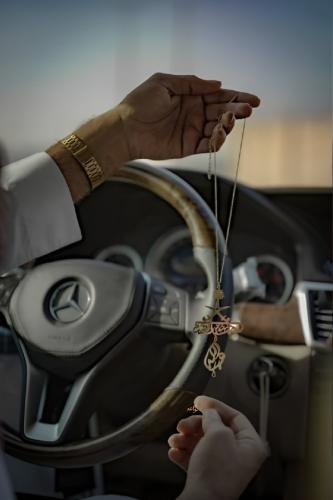 تعليقة سيارة خريطة السعودية