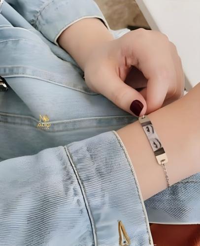 اسوارة بلون فضي - غير قابلة للصدأ