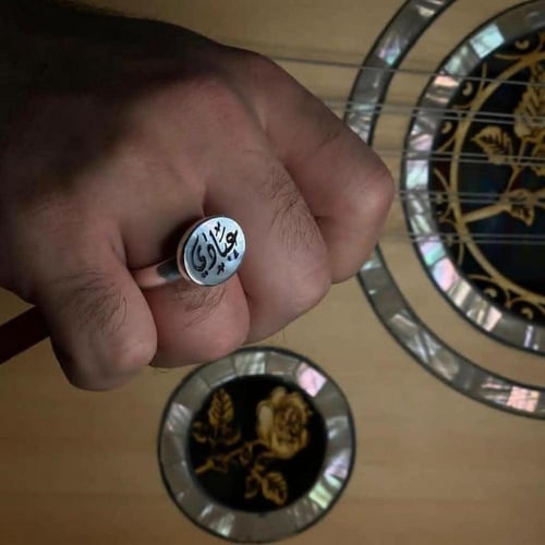 خاتم ملكي فضه عيار 925 تصميم حسب الطلب