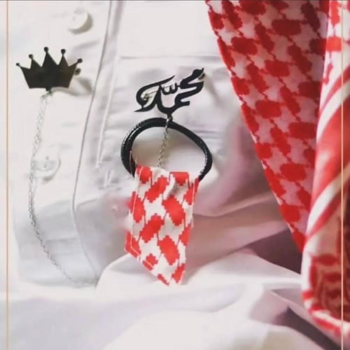 بروش الشماغ للاطفال بالاسم