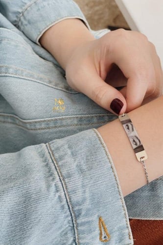 اسوارة بلون فضي - غير قابلة للصدأ